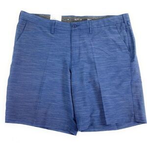 NWT Apt.9 Men's Premier Flex Performance 9" Inseam Blue‎ Shorts 46
